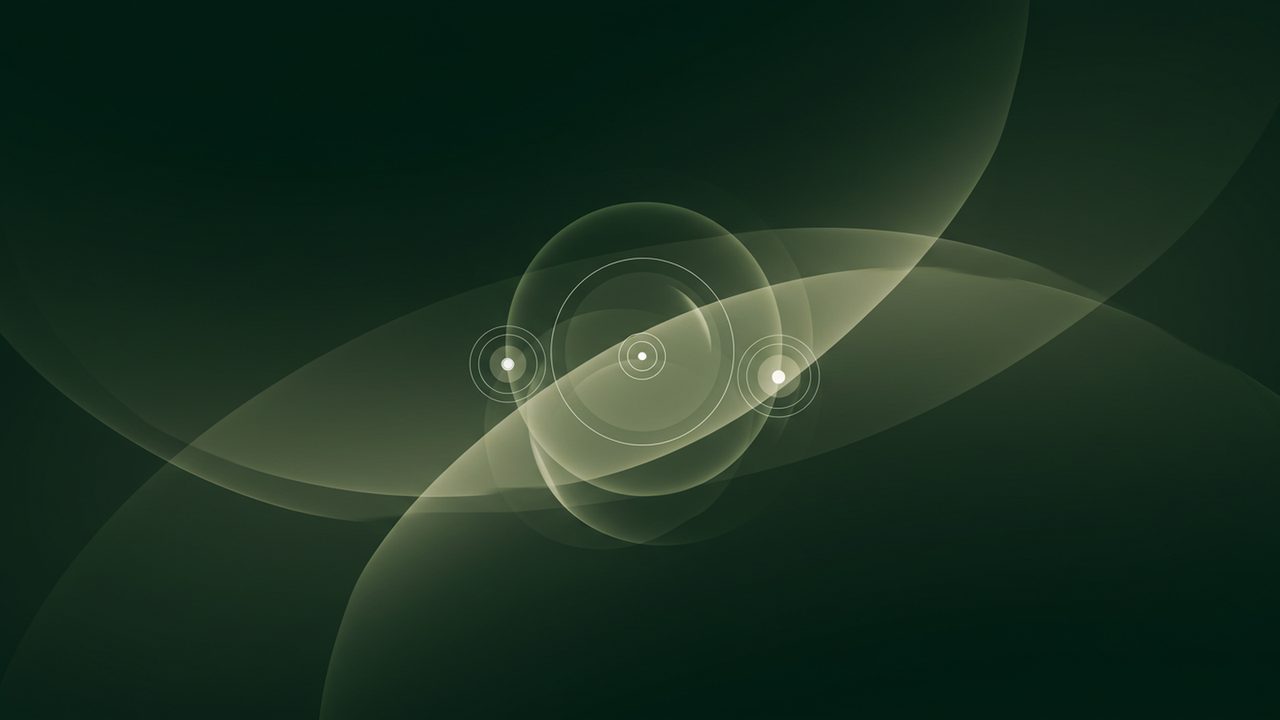 Abstract illustration of coordinated agents assembling into one system