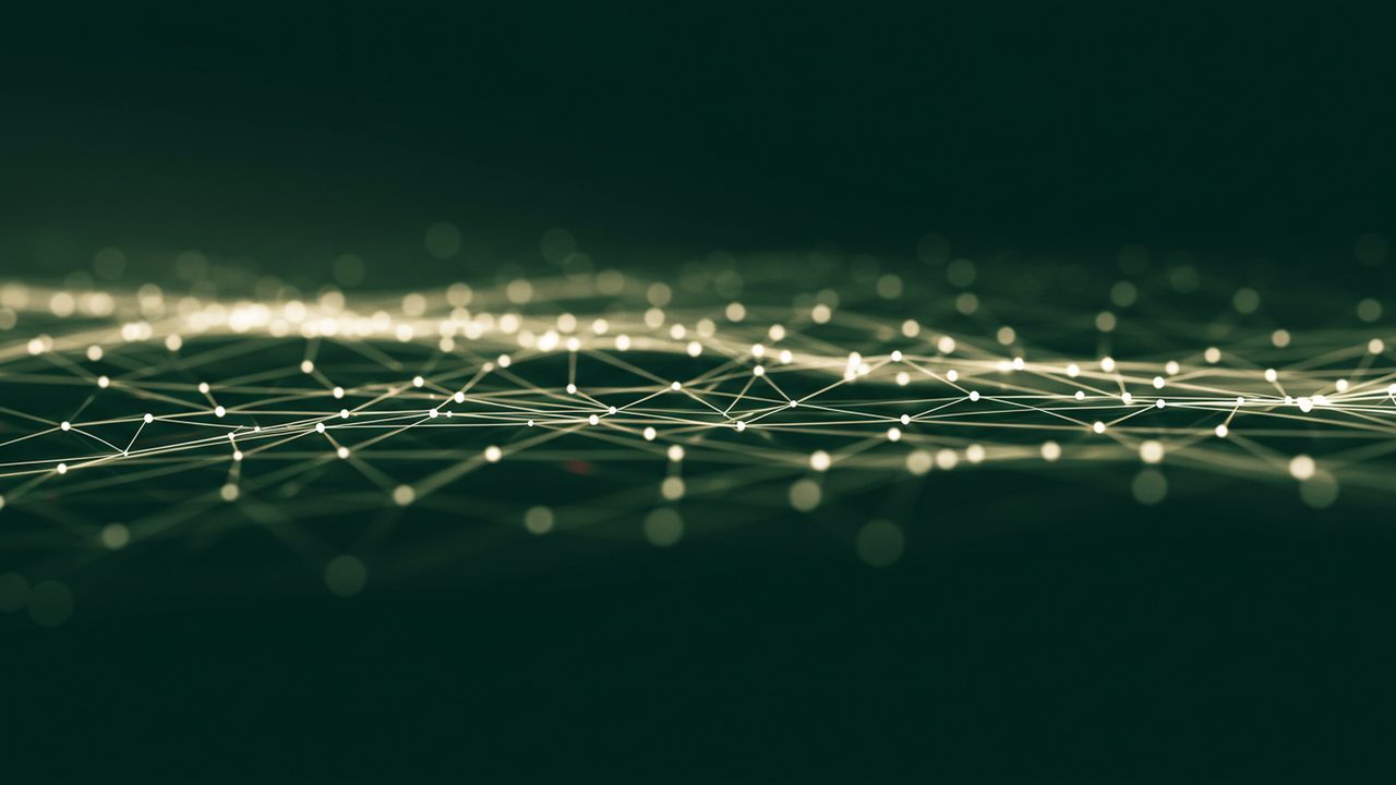 Abstract illustration of a coordinated plan of connected points