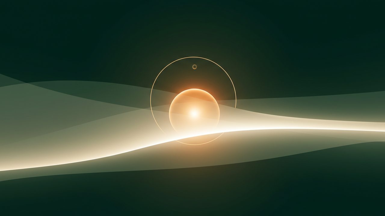 Abstract illustration of helpful AI assistants