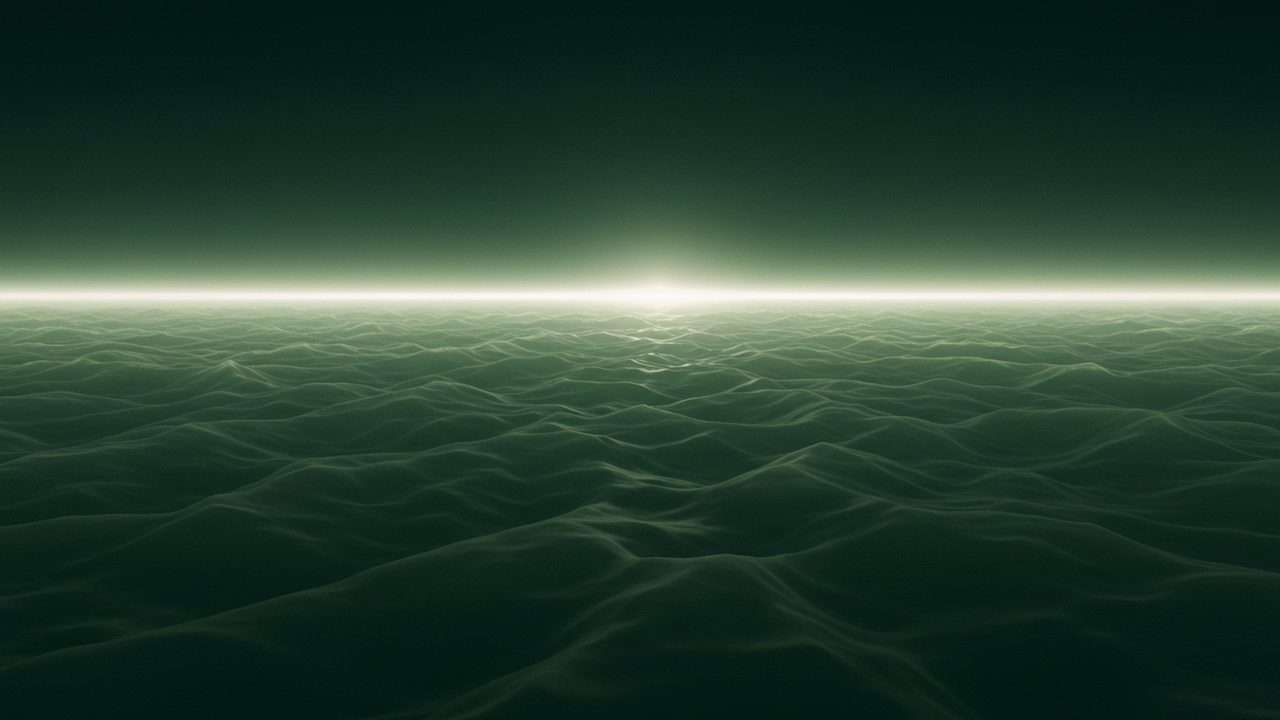 Abstract illustration of AI usage within ordered boundaries