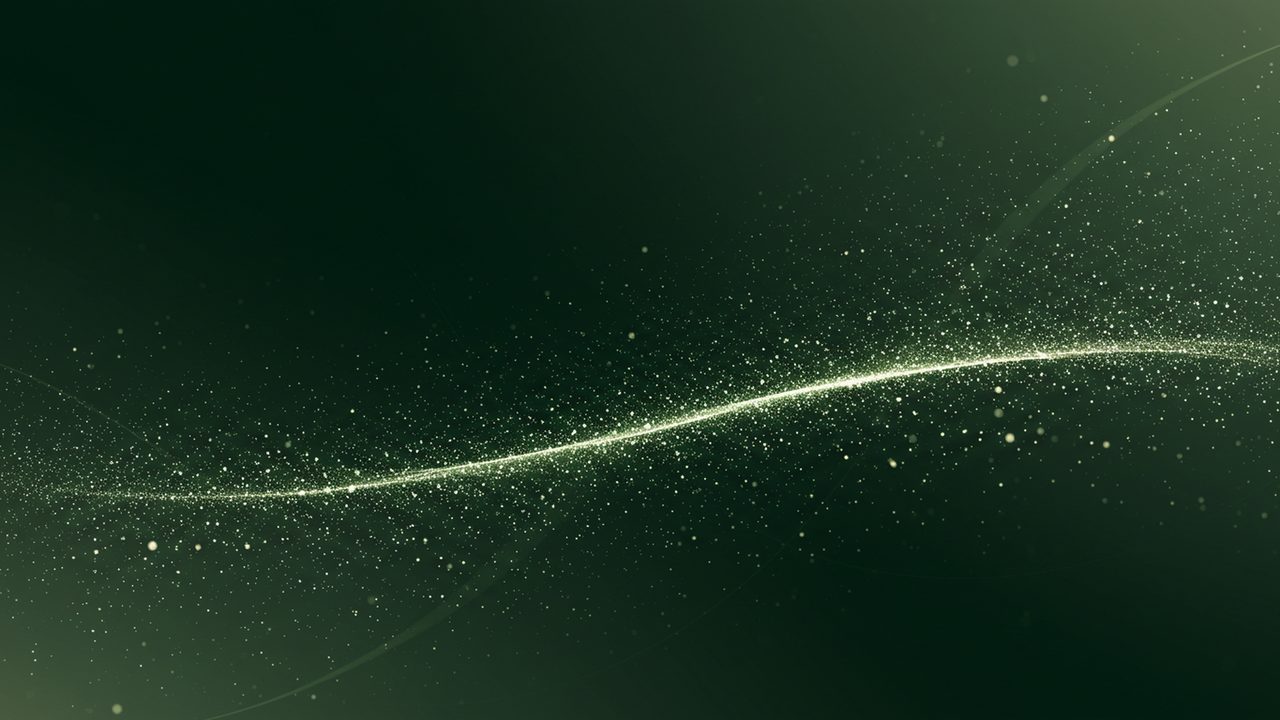 Abstract illustration of duplicate records resolving into clean data