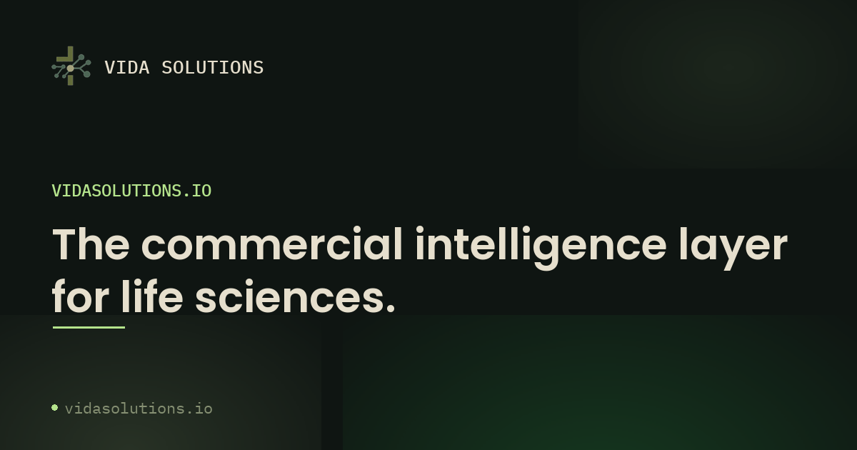 Vida Solutions | The commercial intelligence layer for life sciences